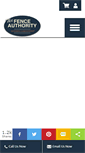 Mobile Screenshot of fenceauthority.com